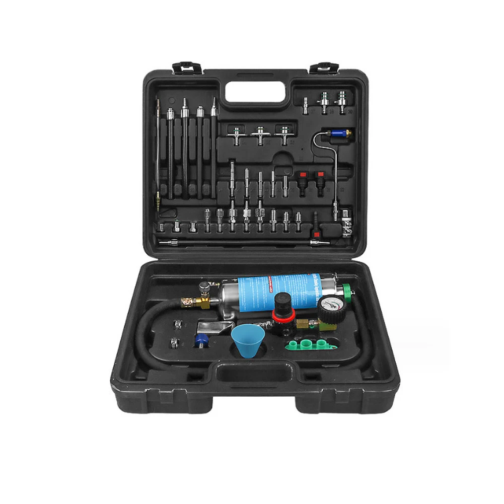 Non-Dismantle Fuel Injector Cleaning Kit Stainless Steel Automotive Fuel System Cleaner Tool Set For Petrol Car
Non-Dismantle Fuel Injector Cleaning Kit Stainless Steel Automotive Fuel System Cleaner Tool Set For Petrol Car