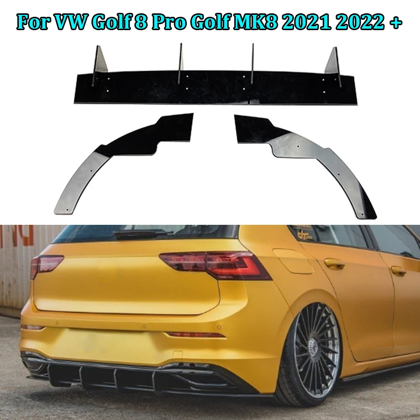 For VW Golf 8 Pro Golf MK8 2021 2022+ Rear Bumper Lip Diffuser Spoiler Splitter Protector Body Kit Cover Guard Trim
For VW Golf 8 Pro Golf MK8 2021 2022+ Rear Bumper Lip Diffuser Spoiler Splitter Protector Body Kit Cover Guard Trim
