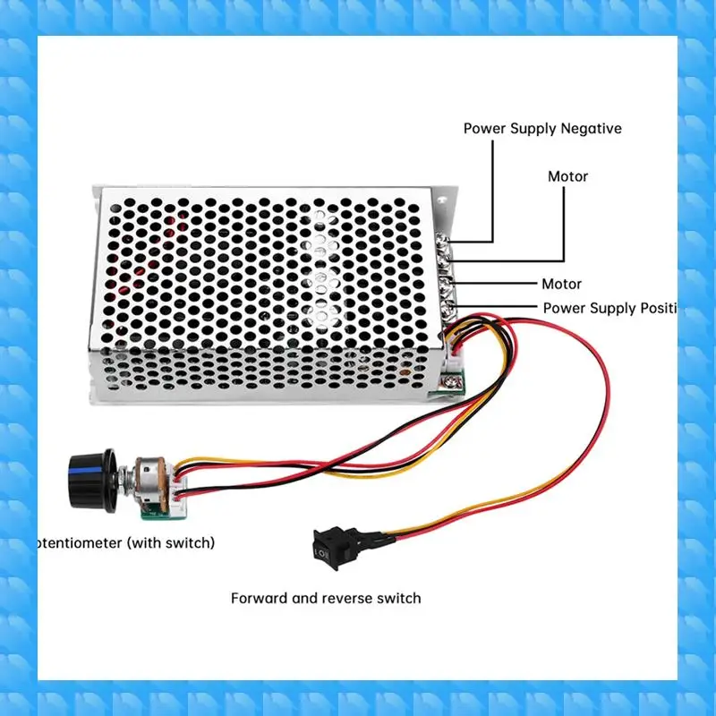 ETRT Wide Voltage DC10-50V 100A 3000W PWM DC Brush Motor Speed Controller Programmable PLC Controlled
ETRT Wide Voltage DC10-50V 100A 3000W PWM DC Brush Motor Speed Controller Programmable PLC Controlled