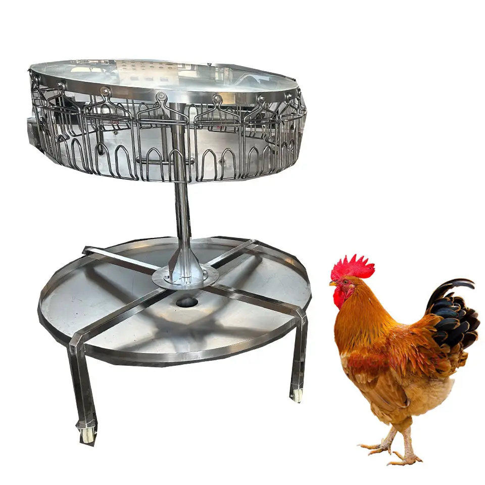 Stainless Steel Poultry Farm Slaughterhouse Professional and Efficient Rotary Evisceration Cleaning Table Equipment
Stainless Steel Poultry Farm Slaughterhouse Professional and Efficient Rotary Evisceration Cleaning Table Equipment