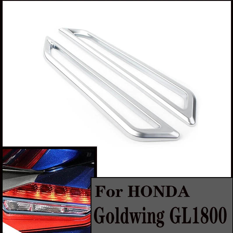 1Pair Motorcycle Chrome Taillight Rear Tail Lamp Trim Accents For Honda Goldwing GL1800 2018 2019 2020 2021 Gold Wing GL 1800
1Pair Motorcycle Chrome Taillight Rear Tail Lamp Trim Accents For Honda Goldwing GL1800 2018 2019 2020 2021 Gold Wing GL 1800