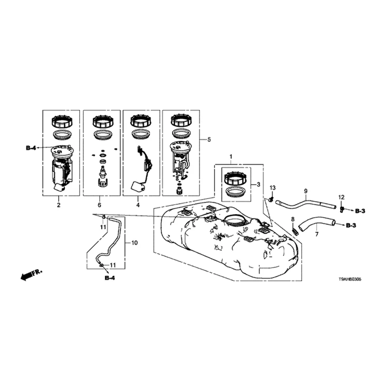 A05U-Premium 17048-T9A-T00 Fuel Pump Module For Honda Greiz City 1.5L 2015-2019 Auto Replacement
A05U-Premium 17048-T9A-T00 Fuel Pump Module For Honda Greiz City 1.5L 2015-2019 Auto Replacement