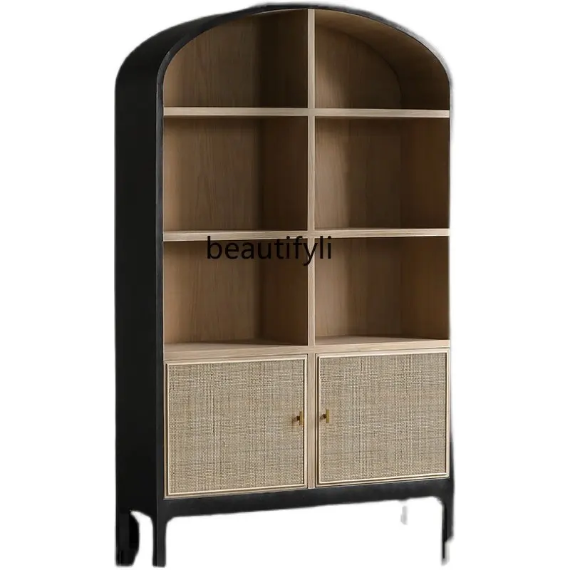 Nordic Solid Wood Rattan Bookcase Simple Silent Style Complete Living Room Showcase Storage Sideboard Cabinet Multifunctional
Nordic Solid Wood Rattan Bookcase Simple Silent Style Complete Living Room Showcase Storage Sideboard Cabinet Multifunctional