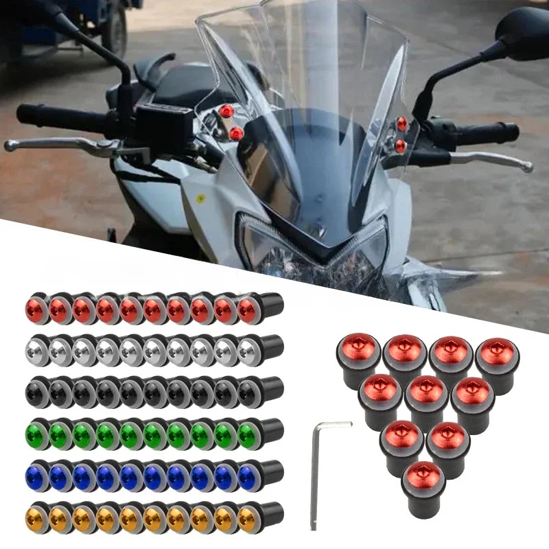 10 Pieces 5MM Windshield Bolt Windscreen Mounting Screw Kit for Honda CBR 1000RR CBR600RR CBR1000RR MT07 09 FIREBLADE 2008-2023
10 Pieces 5MM Windshield Bolt Windscreen Mounting Screw Kit for Honda CBR 1000RR CBR600RR CBR1000RR MT07 09 FIREBLADE 2008-2023