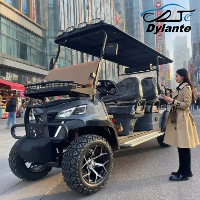 New Design Factory Price Electric Golf Cart 6 Seater 72V Lithium Battery Street Legal Off Road Crazy Cart Aluminum Alloy Wheels
New Design Factory Price Electric Golf Cart 6 Seater 72V Lithium Battery Street Legal Off Road Crazy Cart Aluminum Alloy Wheels