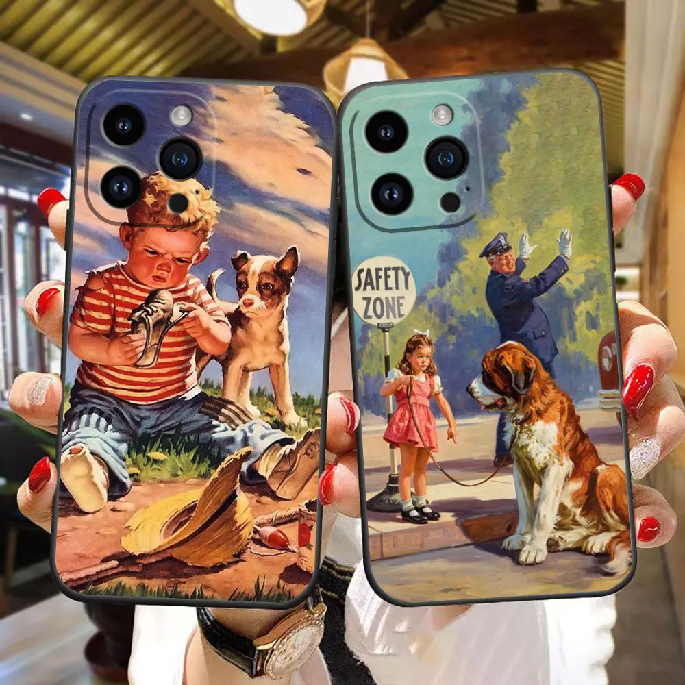 Vintage Children Dog Pets Phone Case For iphone 16 15 14 13 12 11 Pro XS Max Mini X SE 2020 2022 8 7 5 Case Funda Shell Cover
Vintage Children Dog Pets Phone Case For iphone 16 15 14 13 12 11 Pro XS Max Mini X SE 2020 2022 8 7 5 Case Funda Shell Cover