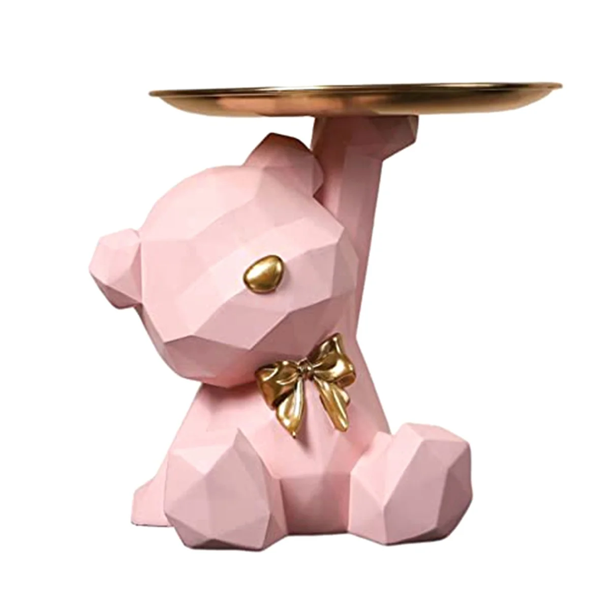 DecorationsStorage Tray Statue Key Holder FigurineJewelry Earrings Lipsticks TrayBear Statues with DishSculptures Key Bowl-B
DecorationsStorage Tray Statue Key Holder FigurineJewelry Earrings Lipsticks TrayBear Statues with DishSculptures Key Bowl-B