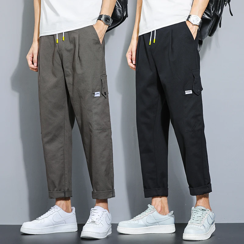 Spring Autumn Men's Casual Pants Workwear Loose Straight Leg Long Cotton Pure Match All Korean Trend Youth Active Sle
Spring Autumn Men's Casual Pants Workwear Loose Straight Leg Long Cotton Pure Match All Korean Trend Youth Active Sle