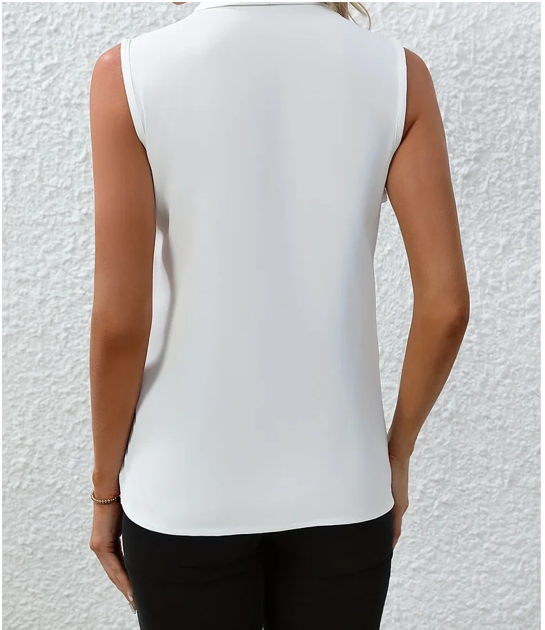 Solid Casual Loose Sleeveless Blouses For Women Fashion Summer Women's Oversized Shirts And Blouses Elegant Youth Female Tops
Solid Casual Loose Sleeveless Blouses For Women Fashion Summer Women's Oversized Shirts And Blouses Elegant Youth Female Tops