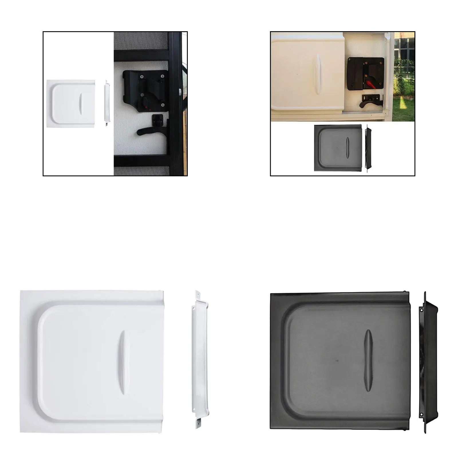 12 Inch RV Screen Door Panel PP Material Replacement Slider Sturdy Trailer Door Accessory for Camper Protection