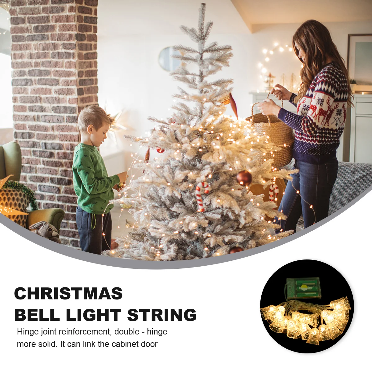 1Set Bell String Lights Bell LED Pendant Hanging Lights Environmentally Friendly Decorative for Hotel Garden Bar
1Set Bell String Lights Bell LED Pendant Hanging Lights Environmentally Friendly Decorative for Hotel Garden Bar