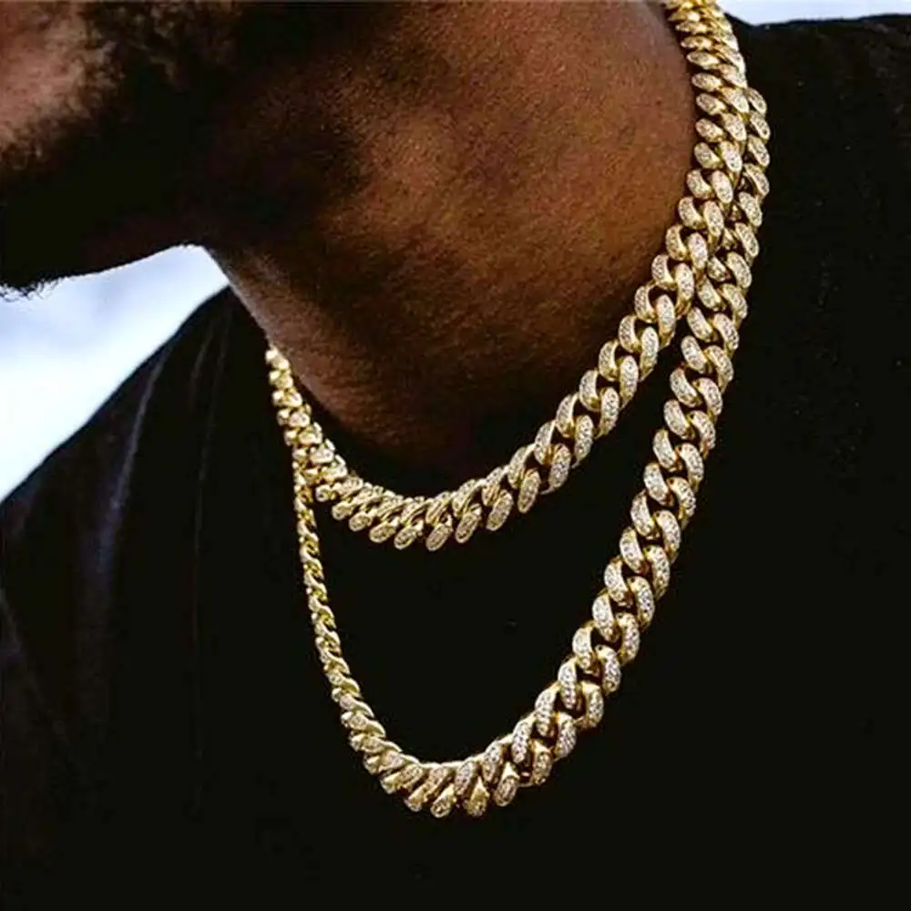Men and Women Personalized Jewelry Cuban Link Chain Hip Hop Choker Necklace 925 Silver Gold Plated Moissanite Custom Necklace
Men and Women Personalized Jewelry Cuban Link Chain Hip Hop Choker Necklace 925 Silver Gold Plated Moissanite Custom Necklace