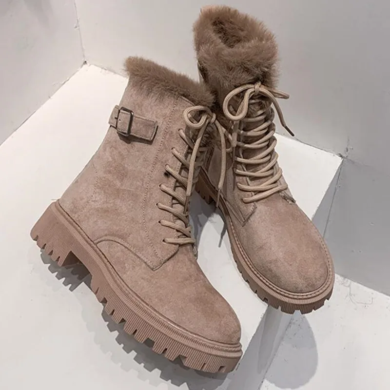 Women Snow Boots Platform Winter Boots Thick Plush Casual Shoes Ladies Non Slip Zip Warm Fur Mid Calf Boots Female Fashion Shoes
Women Snow Boots Platform Winter Boots Thick Plush Casual Shoes Ladies Non Slip Zip Warm Fur Mid Calf Boots Female Fashion Shoes