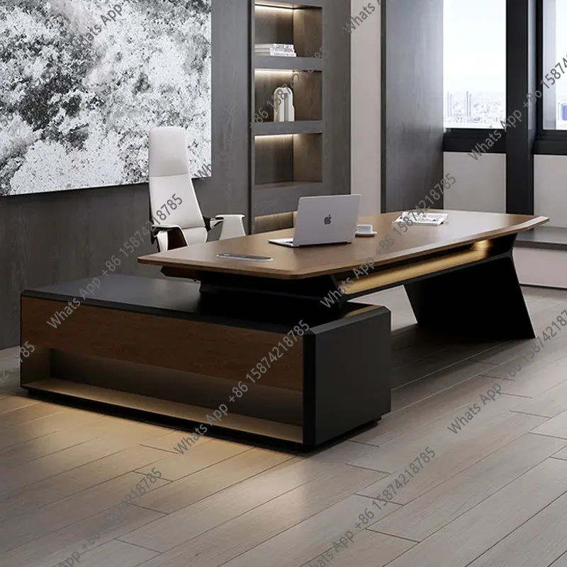 M32 High-end Solid Wood Boss Table, Simple And Modern President Table, Senior Manager Office Leadership Desk
M32 High-end Solid Wood Boss Table, Simple And Modern President Table, Senior Manager Office Leadership Desk