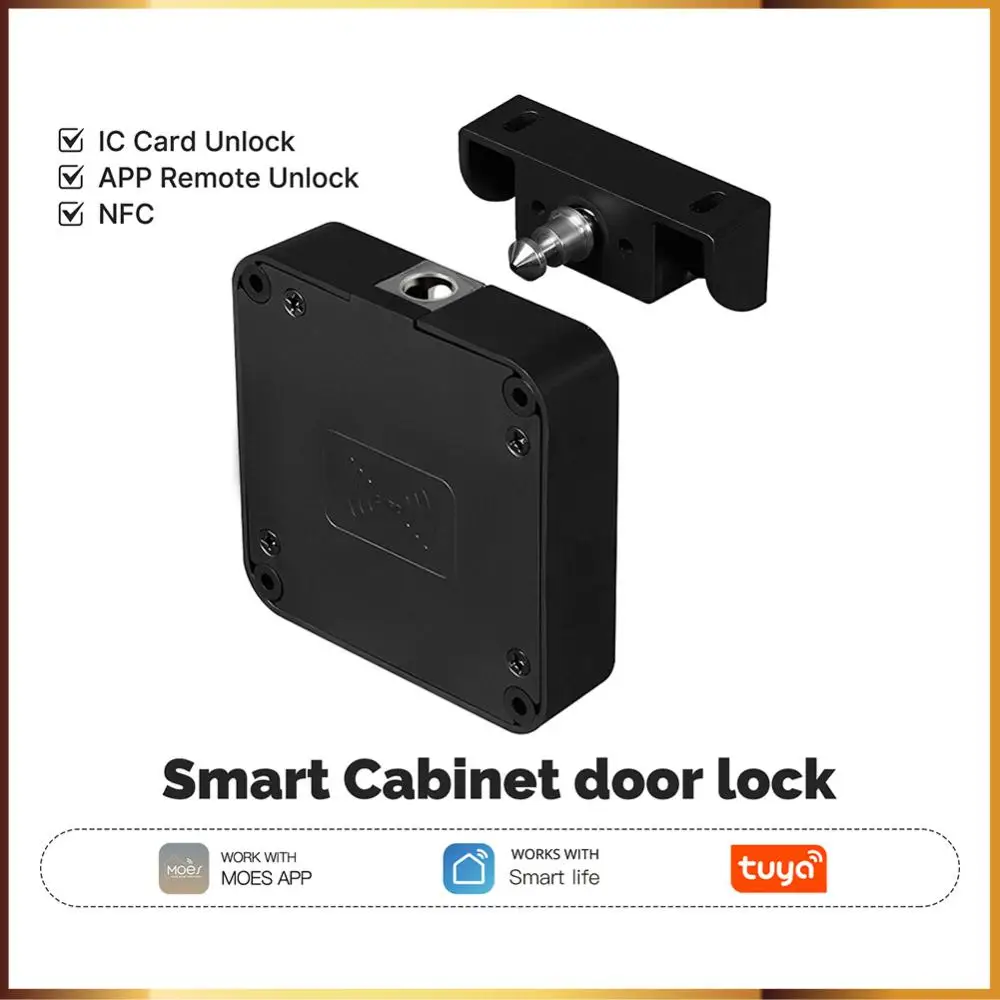 Drawer Electronic Lock Bluetooth-Compatible Keyless Smart Drawer Lock RFID Card Smart Electronic Lock for Furniture Drawer
Drawer Electronic Lock Bluetooth-Compatible Keyless Smart Drawer Lock RFID Card Smart Electronic Lock for Furniture Drawer