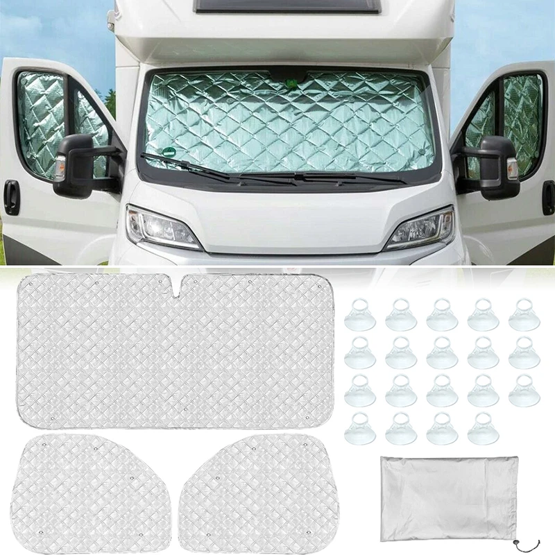 1 Set 7-Layer Aluminum Thermal Insulation RV Window Blinds Waterproof UV Protection For FIAT Ducato 2006-2022 Car Accessories
1 Set 7-Layer Aluminum Thermal Insulation RV Window Blinds Waterproof UV Protection For FIAT Ducato 2006-2022 Car Accessories