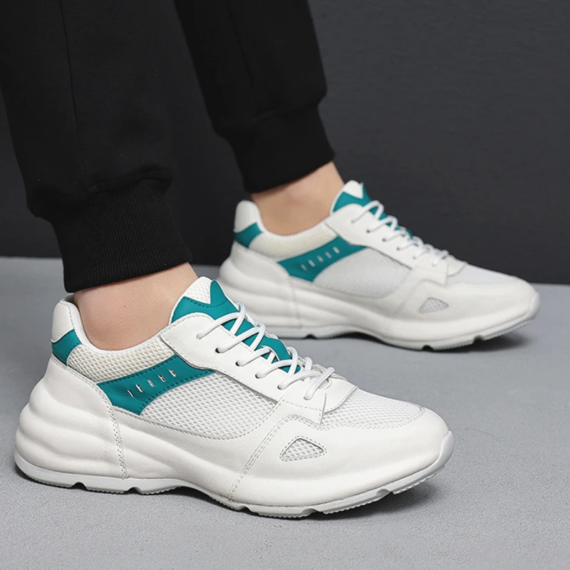 Dad Shoes Thick-soled Heightening Mesh Shoes Non-slip, Deodorant and Breathable 2025 New Summer Men's Thin Soft-soled Mesh Shoes
Dad Shoes Thick-soled Heightening Mesh Shoes Non-slip, Deodorant and Breathable 2025 New Summer Men's Thin Soft-soled Mesh Shoes