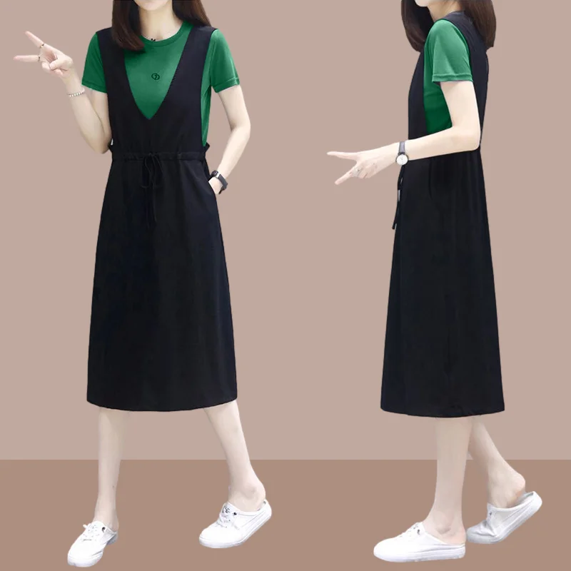 Summer Woman Solid Shirt and Skirts Female Casual Loose Two Piece Suits Ladies Pockets V-neck Style A50
Summer Woman Solid Shirt and Skirts Female Casual Loose Two Piece Suits Ladies Pockets V-neck Style A50