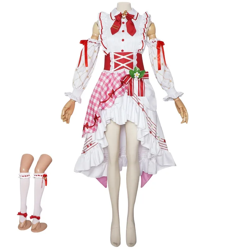 15th Anniversary Hatsune Mikuu Strawberry Dress Cosplay Costume Virtual Idol Princess Outfit Anime Role-Playing Halloween Party
15th Anniversary Hatsune Mikuu Strawberry Dress Cosplay Costume Virtual Idol Princess Outfit Anime Role-Playing Halloween Party