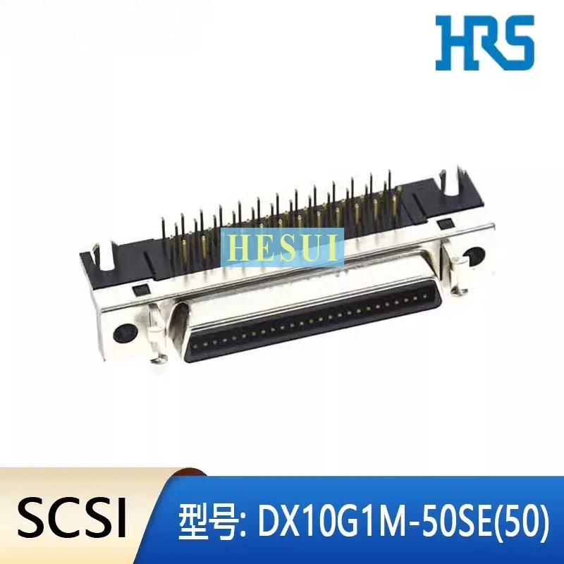 HRS HiROSE DX10G1M-50SE(50) двухрядный 50-контактный сварной разъем интерфейса SCSI типа D
HRS HiROSE DX10G1M-50SE(50) двухрядный 50-контактный сварной разъем интерфейса SCSI типа D