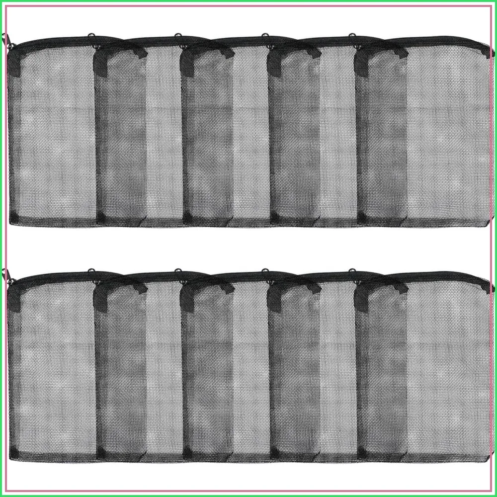 10-Pack Coarse Mesh Filter Bags for Aquarium, 5.5" x 8", with Plastic Zipper for Activated Carbon & Media
10-Pack Coarse Mesh Filter Bags for Aquarium, 5.5" x 8", with Plastic Zipper for Activated Carbon & Media