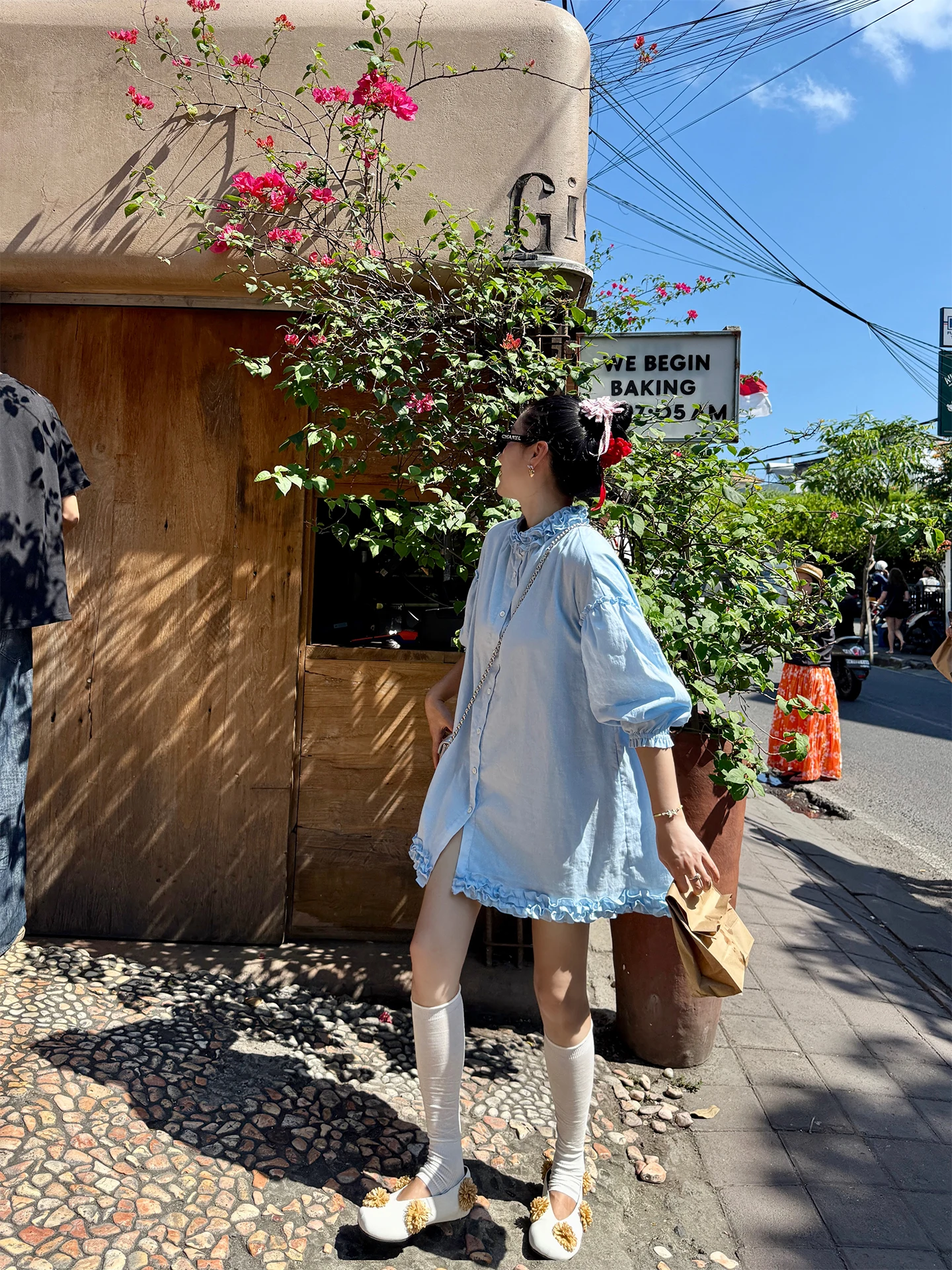 Heidy Autumn Bell Long Sve Linen Cotton Blue Gored A-Line Dr Casual Loose Waist Soft Fabric Flower irt Dr
Heidy Autumn Bell Long Sve Linen Cotton Blue Gored A-Line Dr Casual Loose Waist Soft Fabric Flower irt Dr