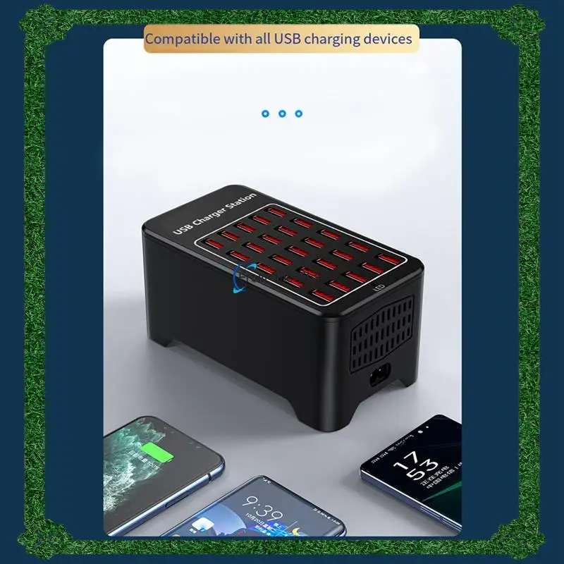 USB-зарядное устройство, 25 портов, концентратор, 150 Вт, универсальная настенная настольная станция для быстрой зарядки, док-станция для мобильного телефона, адаптер питания, вилка европейского стандарта
USB-зарядное устройство, 25 портов, концентратор, 150 Вт, универсальная настенная настольная станция для быстрой зарядки, док-станция для мобильного телефона, адаптер питания, вилка европейского стандарта