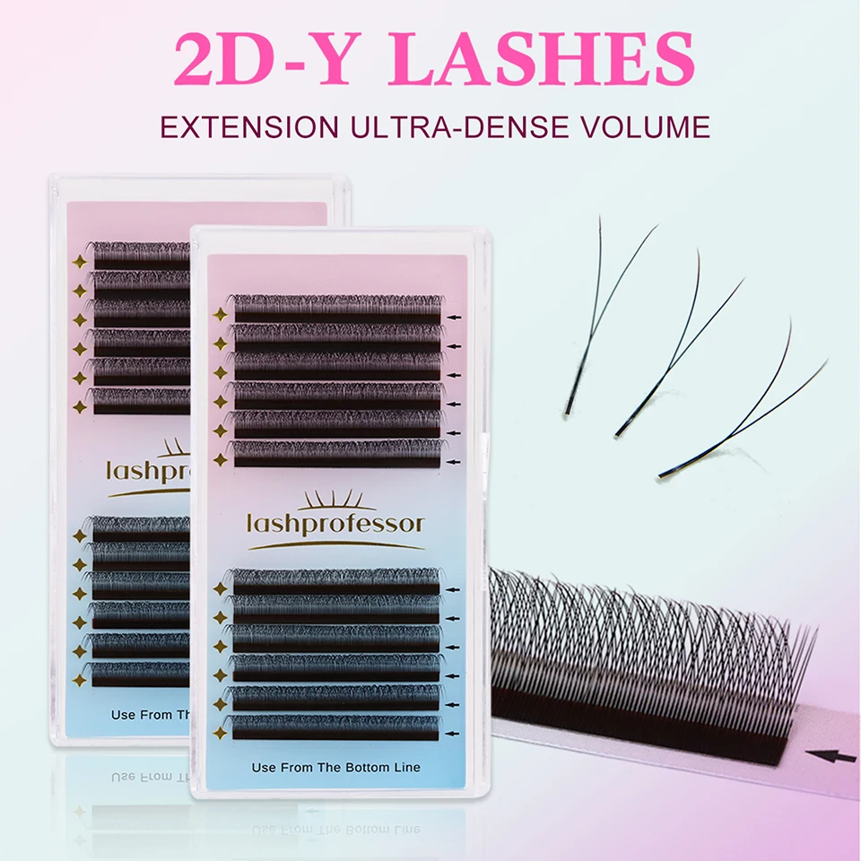 LASHPROFESSOR New 1D 2D Y Volume Lash Mesh Net Cross Premade Fan Lash Extension Soft Lightweight Ultra-Thin Single Tip 2DY Lash
LASHPROFESSOR New 1D 2D Y Volume Lash Mesh Net Cross Premade Fan Lash Extension Soft Lightweight Ultra-Thin Single Tip 2DY Lash