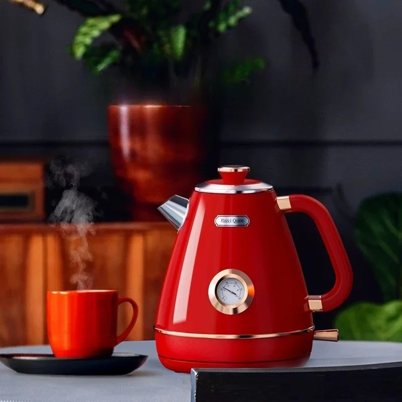 Retro Electric Kettle 304 Stainless Steel 1800W Fast Boiling Temperature Display Dry Burn Protection Detachable Filter
Retro Electric Kettle 304 Stainless Steel 1800W Fast Boiling Temperature Display Dry Burn Protection Detachable Filter