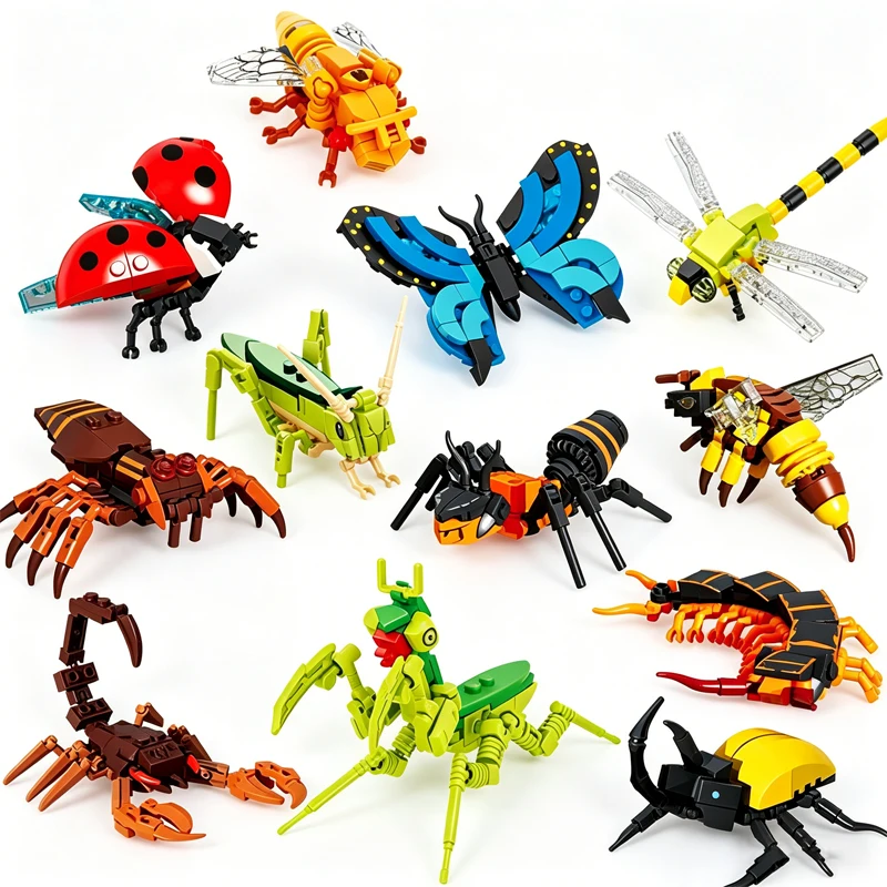 Building Block Children's Educational Assembly Insect and Animal Models Compatible With LEGO Toys For Mantis Puzzle Gifts
Building Block Children's Educational Assembly Insect and Animal Models Compatible With LEGO Toys For Mantis Puzzle Gifts