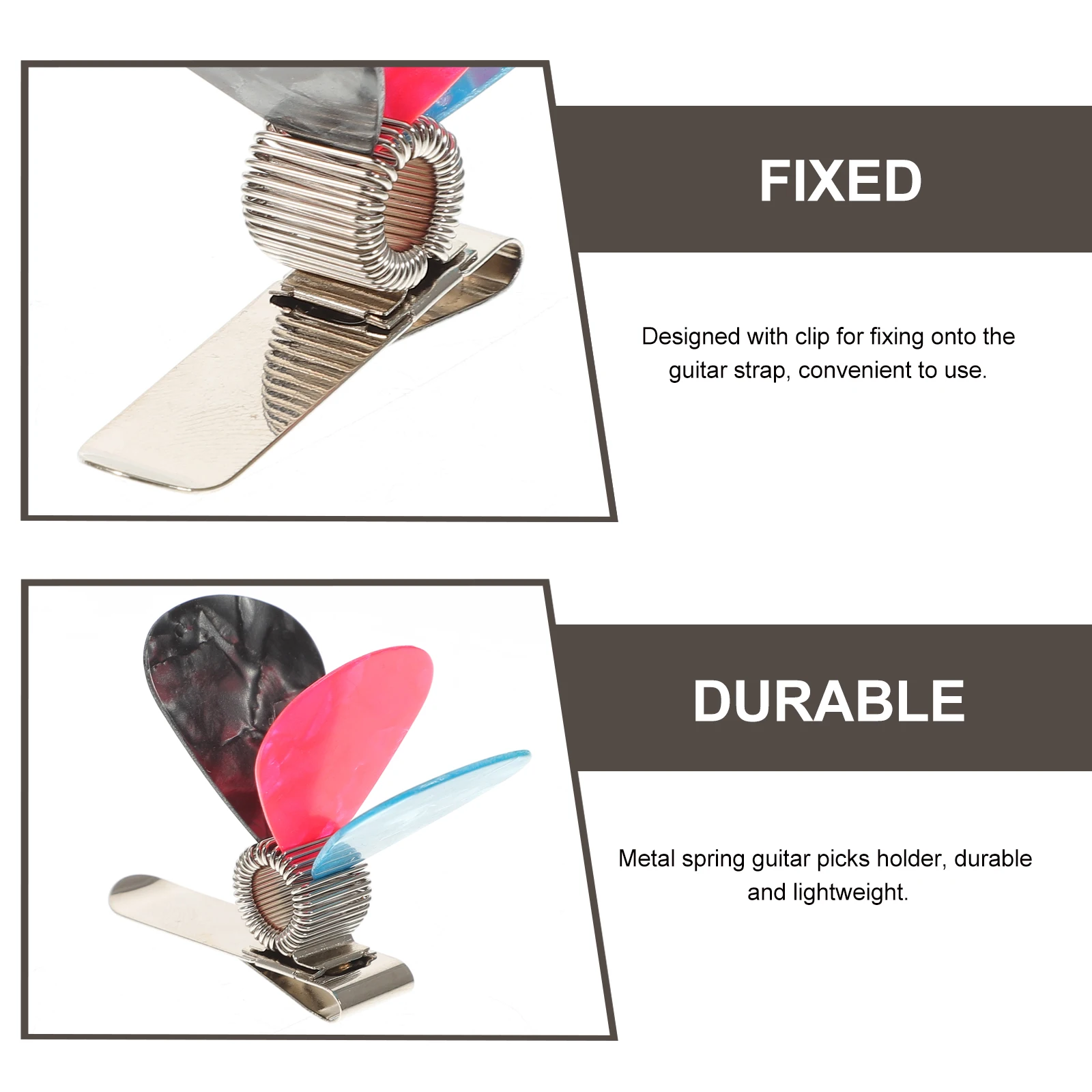 3pcs Picks Metal Guitar Pick Clamp Spring Clip Durable Lightweight Electric Acoustic Guitar Accessories Thin Shrapnel
3pcs Picks Metal Guitar Pick Clamp Spring Clip Durable Lightweight Electric Acoustic Guitar Accessories Thin Shrapnel