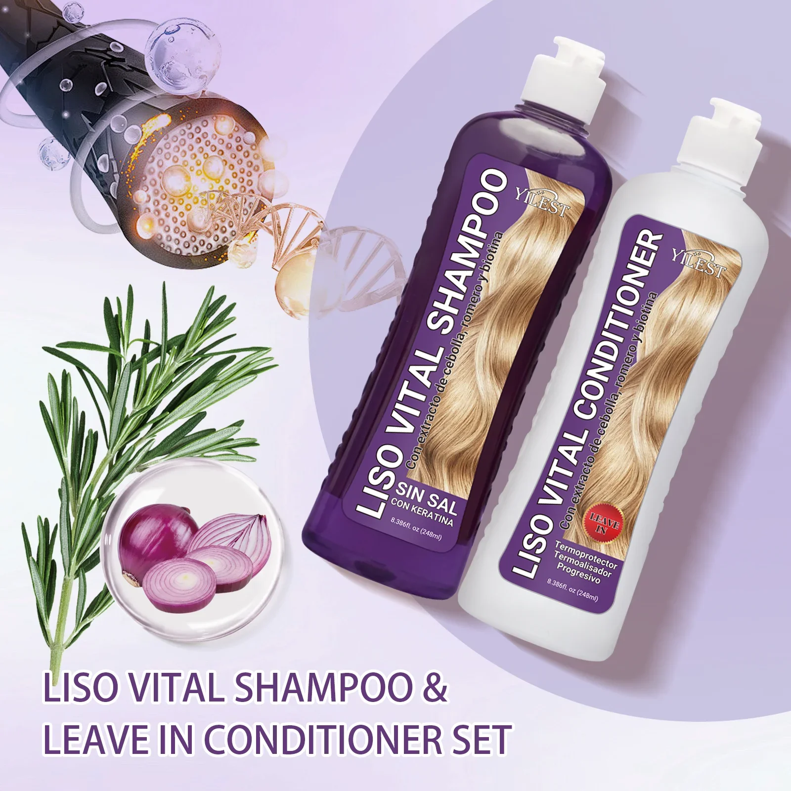 Rosemary & Onion Hair Shampoo Conditioner Set for Fast Hair Growth Shampoo Deep Cleaning Repair Reduce Hair Loss Anti Frizz Care
Rosemary & Onion Hair Shampoo Conditioner Set for Fast Hair Growth Shampoo Deep Cleaning Repair Reduce Hair Loss Anti Frizz Care