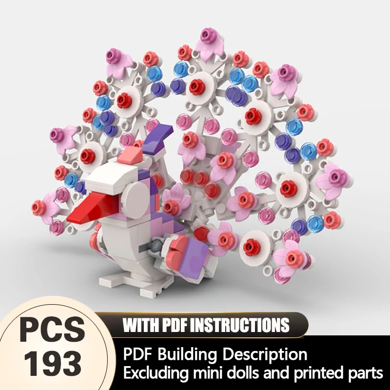 Creators Animal Series Model MOC Building Bricks Cute White Peacock Modular Technology Gifts Holiday Assemble Children Toys Suit
Creators Animal Series Model MOC Building Bricks Cute White Peacock Modular Technology Gifts Holiday Assemble Children Toys Suit