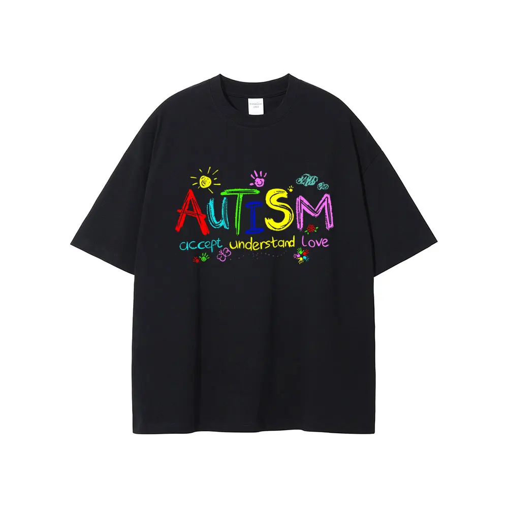 Autism Accept Understand Love T-shirt Men Women Fashion Oversized Streetwear Summer Male Casual Soft Cotton Short Sleeve Tshirt
Autism Accept Understand Love T-shirt Men Women Fashion Oversized Streetwear Summer Male Casual Soft Cotton Short Sleeve Tshirt