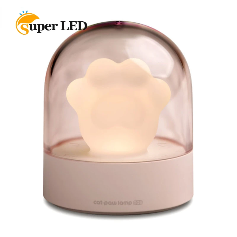Cartoon Cat Claw Atmosphere Light LED Table Lamp USB Charging Night Light With Music Box For kids Room Decoration Christmas Gift
Cartoon Cat Claw Atmosphere Light LED Table Lamp USB Charging Night Light With Music Box For kids Room Decoration Christmas Gift