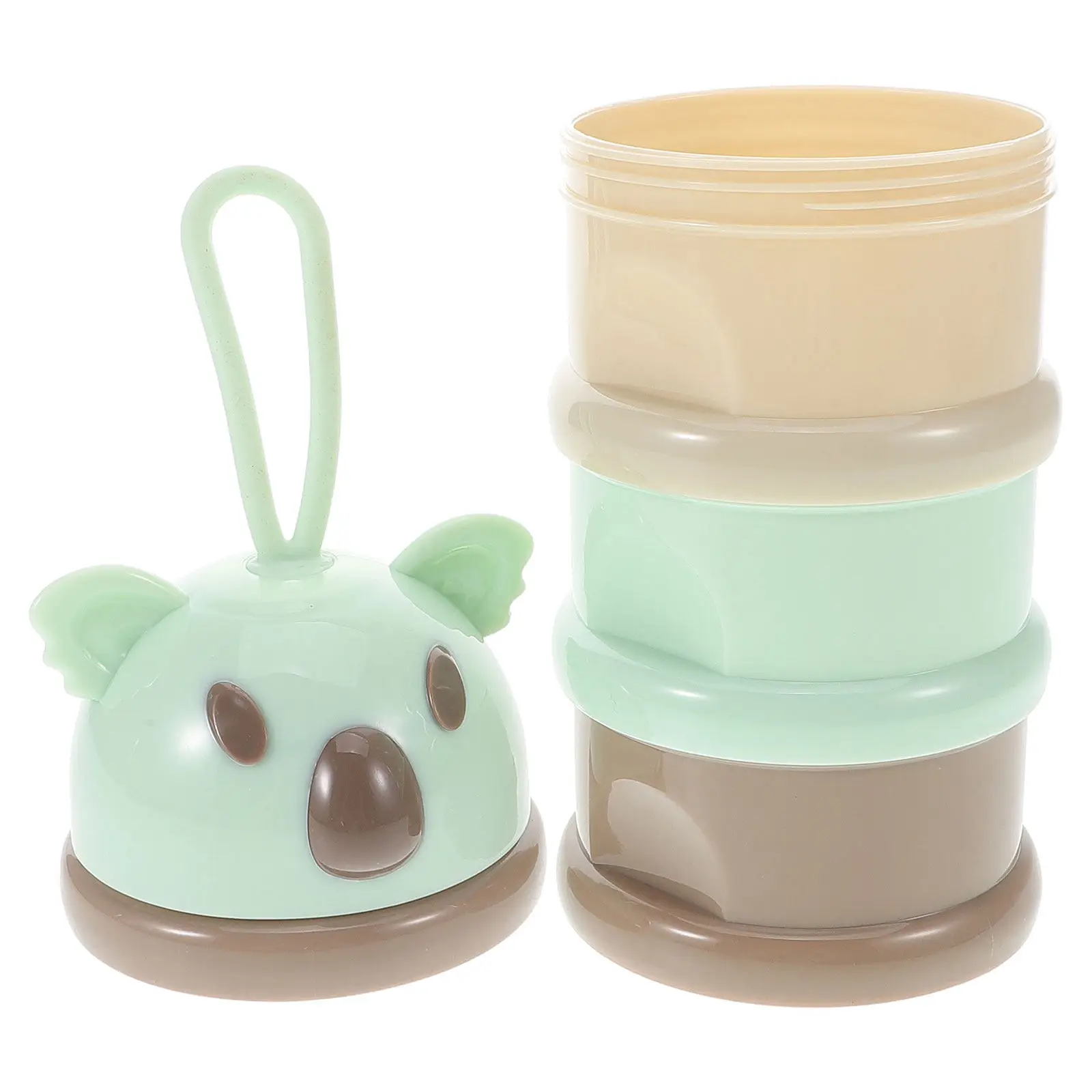Baby Milk Powder Formula Dispenser 3-Layer Stackable Spillproof Container Portable Snack Storage Box for Toddlers Travel Formula
Baby Milk Powder Formula Dispenser 3-Layer Stackable Spillproof Container Portable Snack Storage Box for Toddlers Travel Formula
