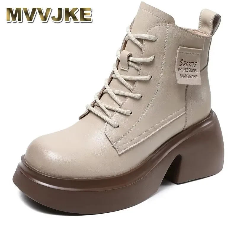 2025 Popular Autumn Winter Boots Cross Strap Side Zipper Genuine Leather Boots Women Thick Sole Increase High Heel Boots
2025 Popular Autumn Winter Boots Cross Strap Side Zipper Genuine Leather Boots Women Thick Sole Increase High Heel Boots
