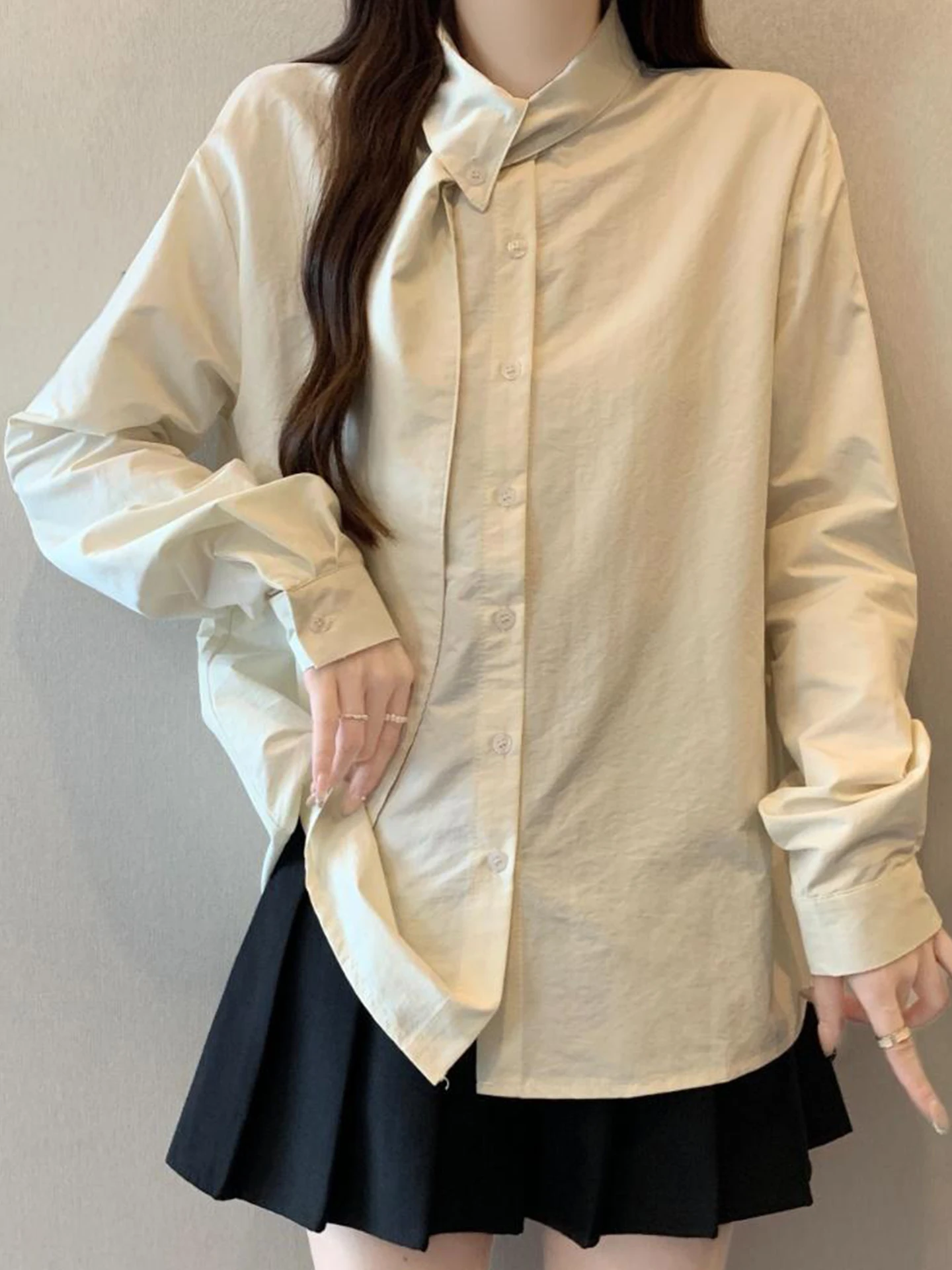 Ele Long Sve Sa irt Women's plus Size Spring Design Slimming oulder Appropriate Korean Sle Commute irt
Ele Long Sve Sa irt Women's plus Size Spring Design Slimming oulder Appropriate Korean Sle Commute irt