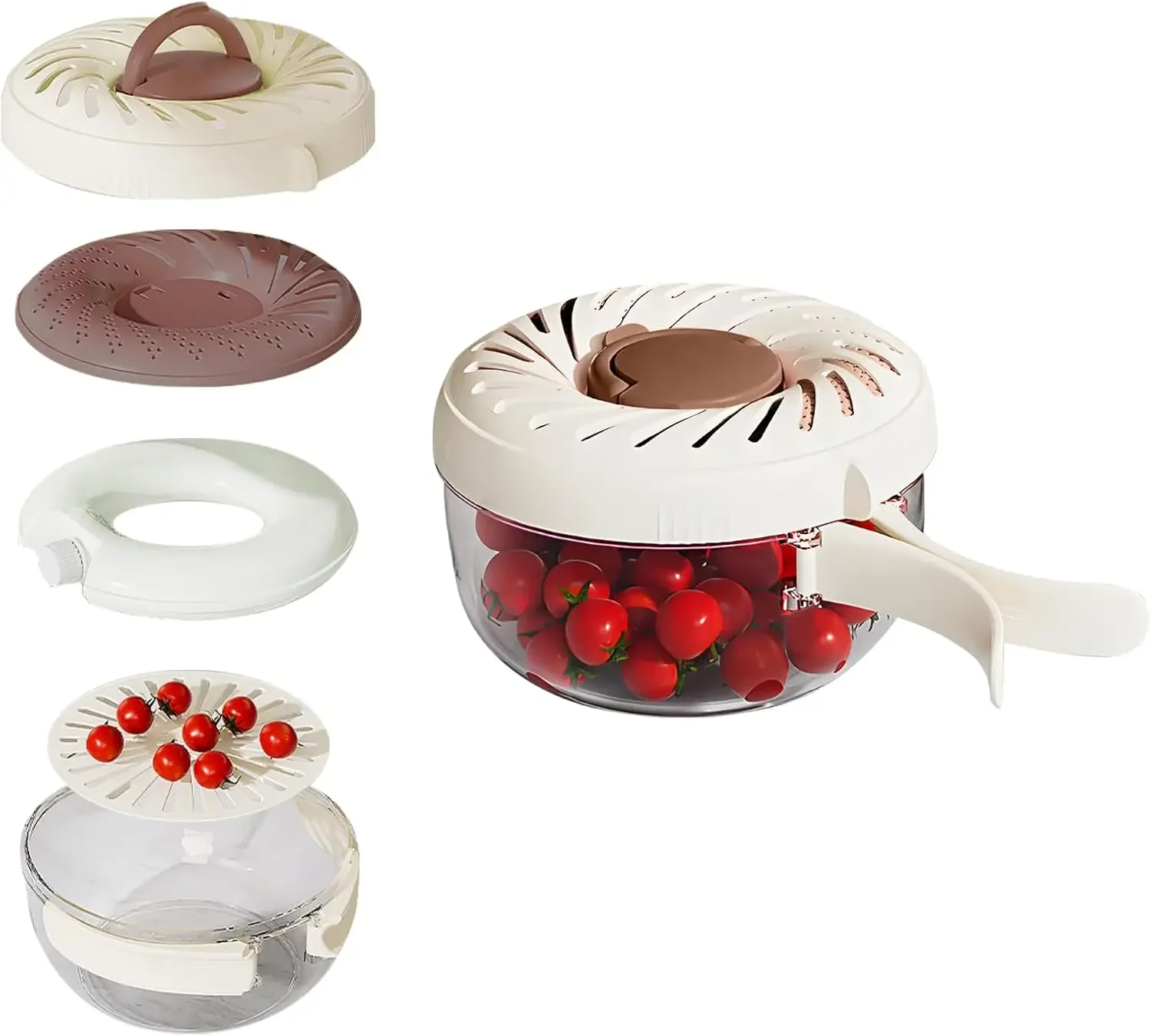 New Fruit Washing Bowl with Strainer,3 in 1 Multipurpose Drain Basket with Lid & Ice Box,Foldable Handle Fruit Strainer,Fruit Wa
New Fruit Washing Bowl with Strainer,3 in 1 Multipurpose Drain Basket with Lid & Ice Box,Foldable Handle Fruit Strainer,Fruit Wa
