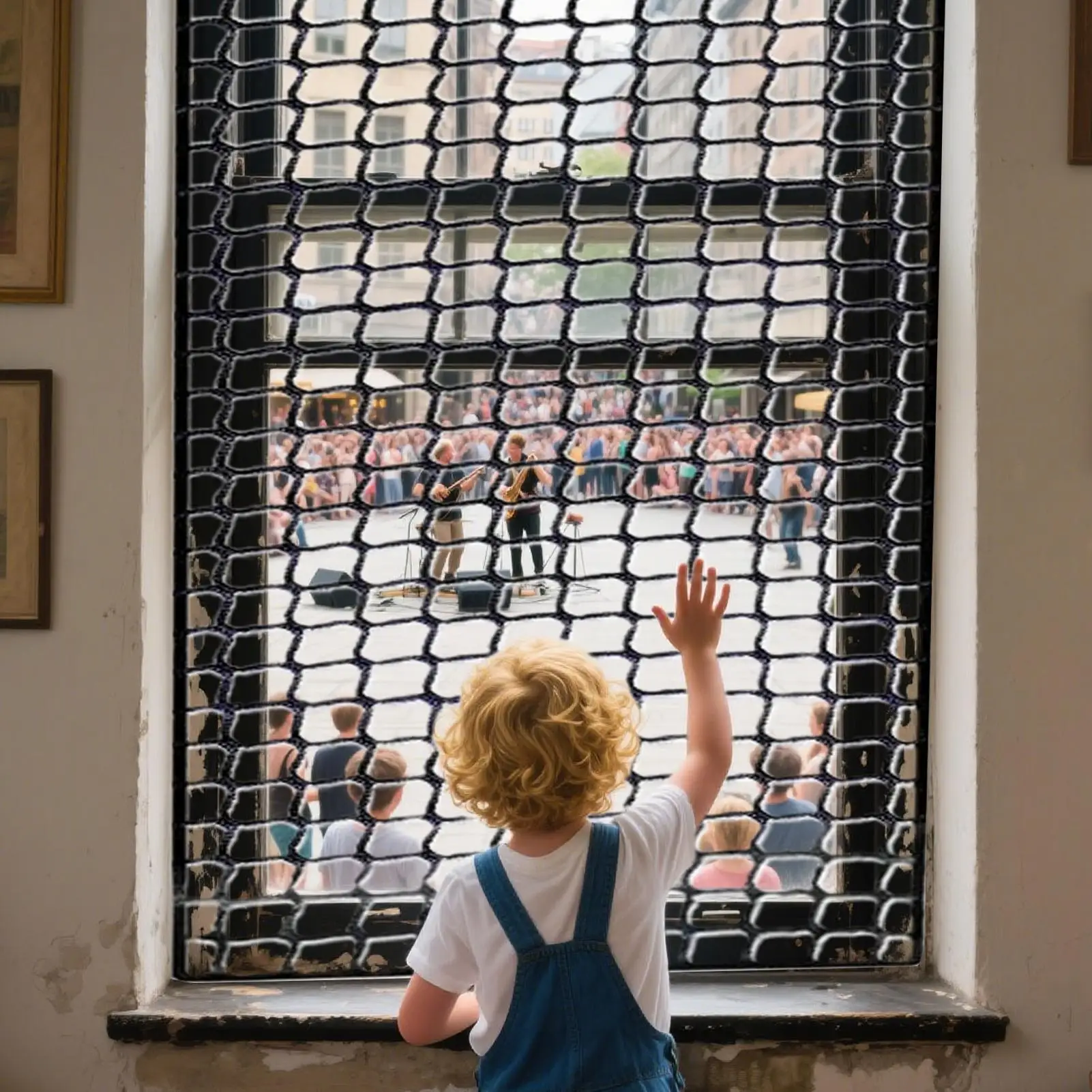 Child Safety Net Stair Railing Net for Pet Toy Baby Proofing Child Security Stairway Cover for Indoor Outdoor Apartment Patio
Child Safety Net Stair Railing Net for Pet Toy Baby Proofing Child Security Stairway Cover for Indoor Outdoor Apartment Patio