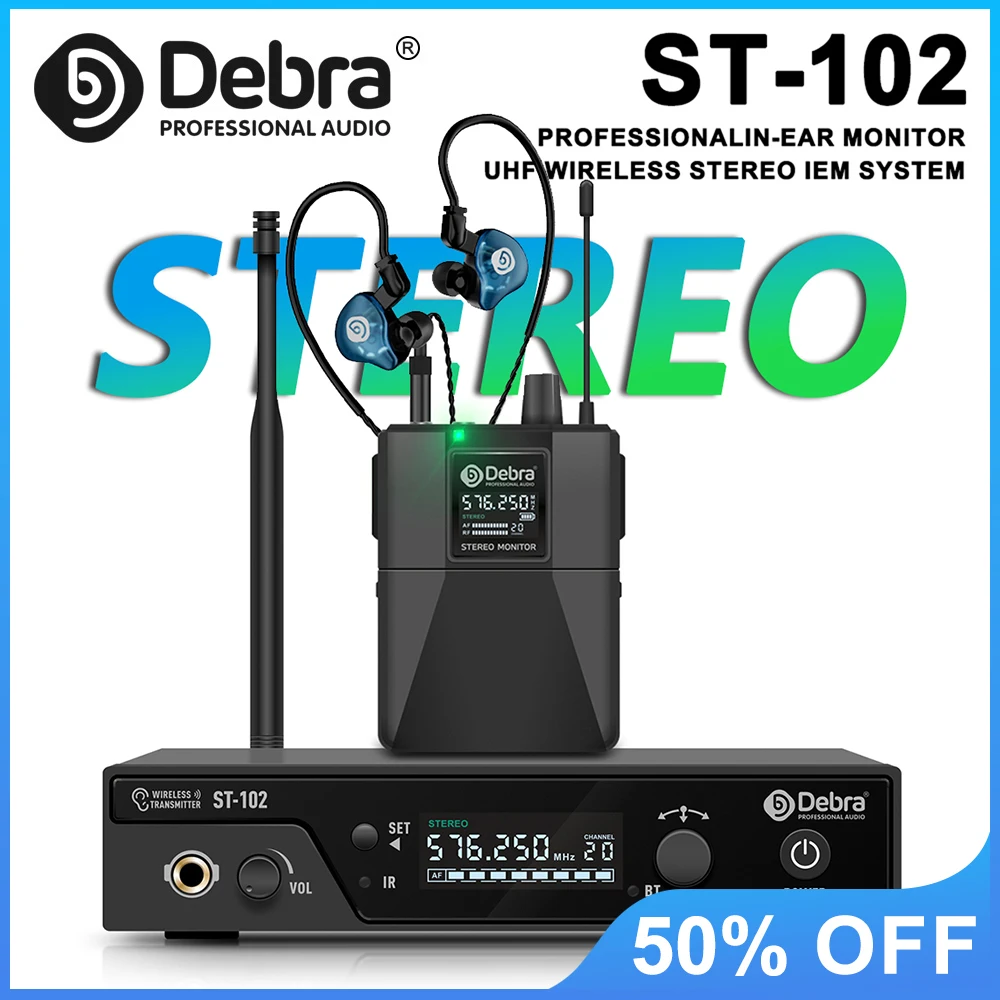 Профессиональная беспроводная система мониторинга для сцены ST-102 с Bluetooth 5.0 UHF, радиус действия 80-300 метров, для церкви, музыкальных групп, записи.
Профессиональная беспроводная система мониторинга для сцены ST-102 с Bluetooth 5.0 UHF, радиус действия 80-300 метров, для церкви, музыкальных групп, записи.