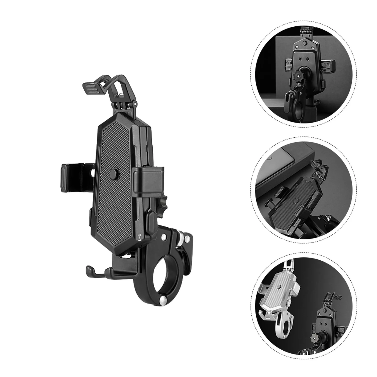 Aluminium Alloy Bike Phone Holder Shockproof Anti Vibration 360 Rotation Mobile Phone Stand Motorcycle Bracket
Aluminium Alloy Bike Phone Holder Shockproof Anti Vibration 360 Rotation Mobile Phone Stand Motorcycle Bracket
