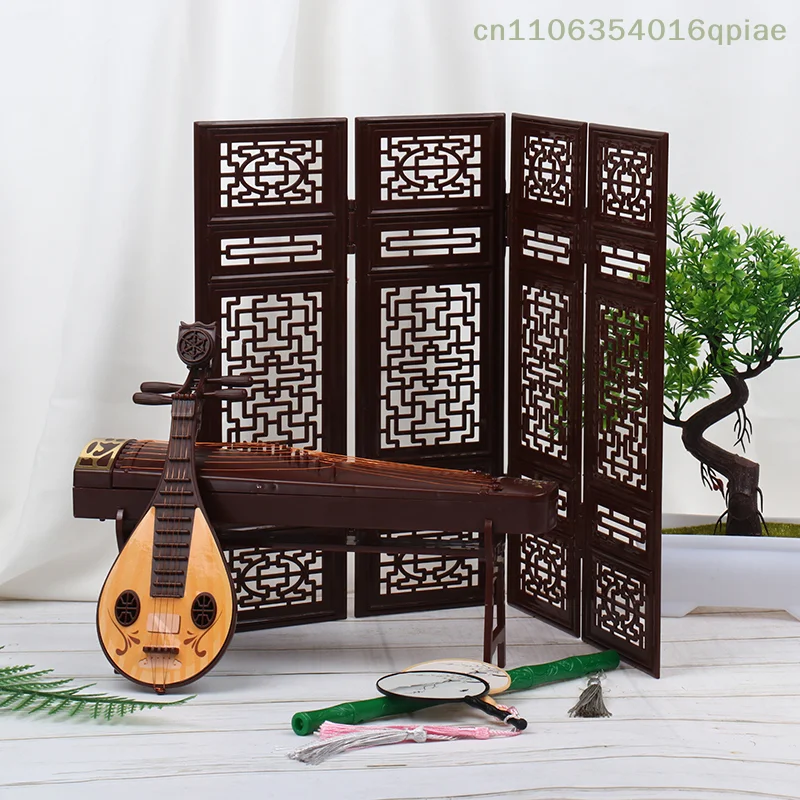 (Summer4)Dollhouse Miniature Folding Screen Flute Lute Guzheng Fan Life Scene Ornament
(Summer4)Dollhouse Miniature Folding Screen Flute Lute Guzheng Fan Life Scene Ornament
