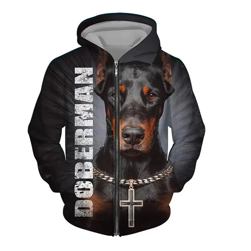 Doberman 3D Printed Zipper Hoodies Men Women Dog Animal Casual Hooded Oversized Hoodie Sweatshirts Tracksuits Coat Man Clothing
Doberman 3D Printed Zipper Hoodies Men Women Dog Animal Casual Hooded Oversized Hoodie Sweatshirts Tracksuits Coat Man Clothing