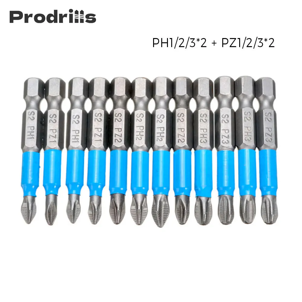 12Pcs S2 Cross Magnetic Batch Head Bits 50MM PH2 Anti Slip Drill Screw Electric Screwdriver Set
12Pcs S2 Cross Magnetic Batch Head Bits 50MM PH2 Anti Slip Drill Screw Electric Screwdriver Set