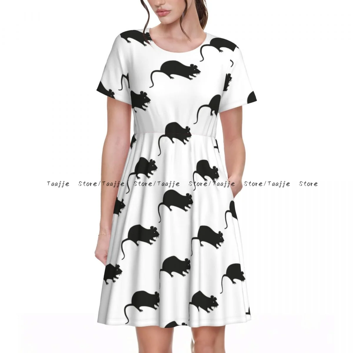 Elegant Women Dress Jerboa Turn-down Collar Short Sleeve Body-Shaping Street Robe
Elegant Women Dress Jerboa Turn-down Collar Short Sleeve Body-Shaping Street Robe