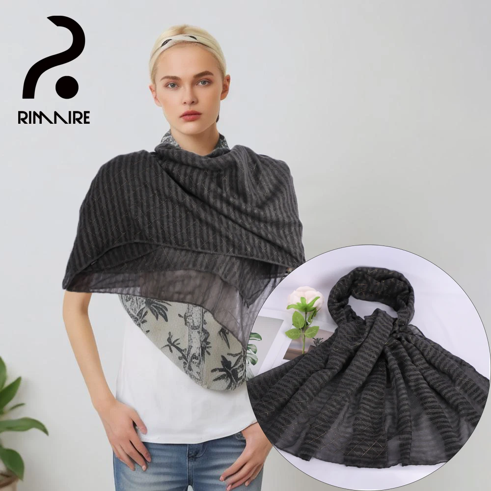 RIMAIRE Voile Lightweight and Breathable Fashionable Stripe Scarf with Highlight Decoration Voile Muslim Hijabs for Women
RIMAIRE Voile Lightweight and Breathable Fashionable Stripe Scarf with Highlight Decoration Voile Muslim Hijabs for Women