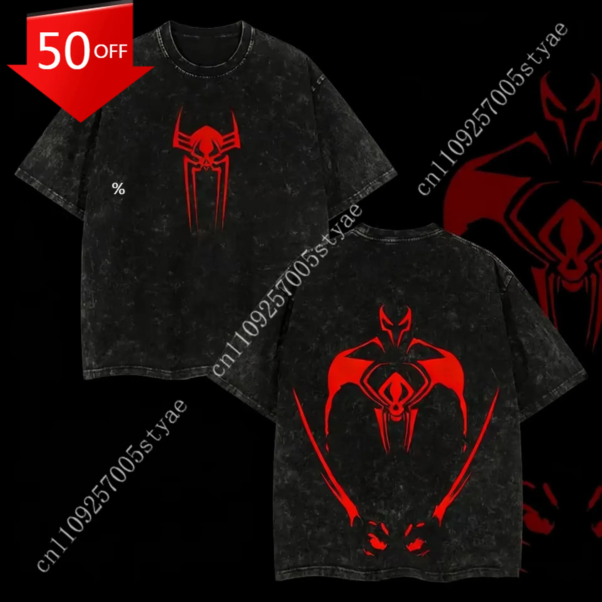 Marvel The Dark Style Spidey 2099 - Spider-Verse Menswear Gift for fans Top Apparel Classic Oversized Seamless Simple Straight
Marvel The Dark Style Spidey 2099 - Spider-Verse Menswear Gift for fans Top Apparel Classic Oversized Seamless Simple Straight