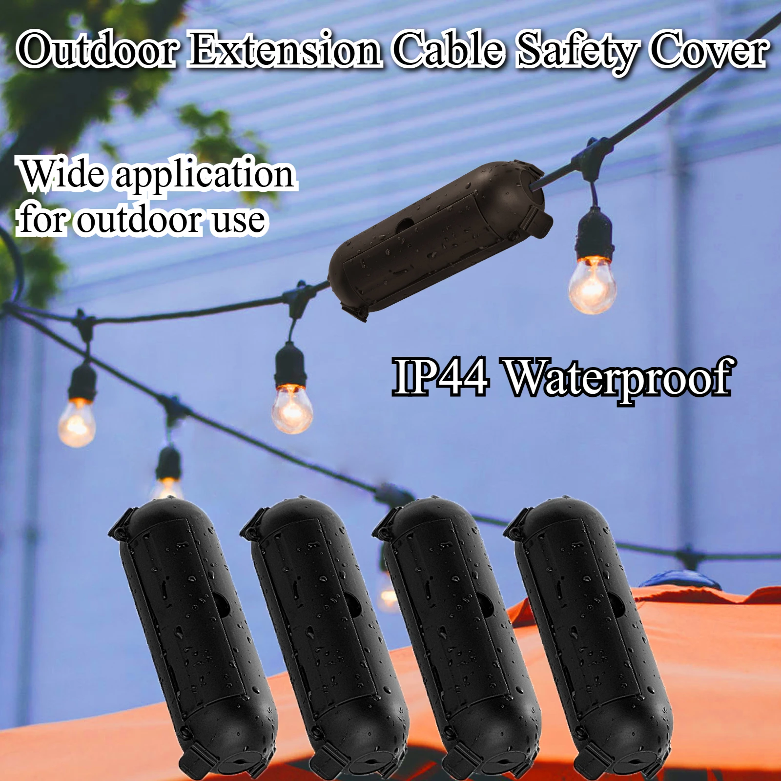 4 Pack Outdoor Extension Cable Safety Cover Waterproof Sealed and Weatherproof Electrical Connection Box Indoor Outdoor Socket
4 Pack Outdoor Extension Cable Safety Cover Waterproof Sealed and Weatherproof Electrical Connection Box Indoor Outdoor Socket