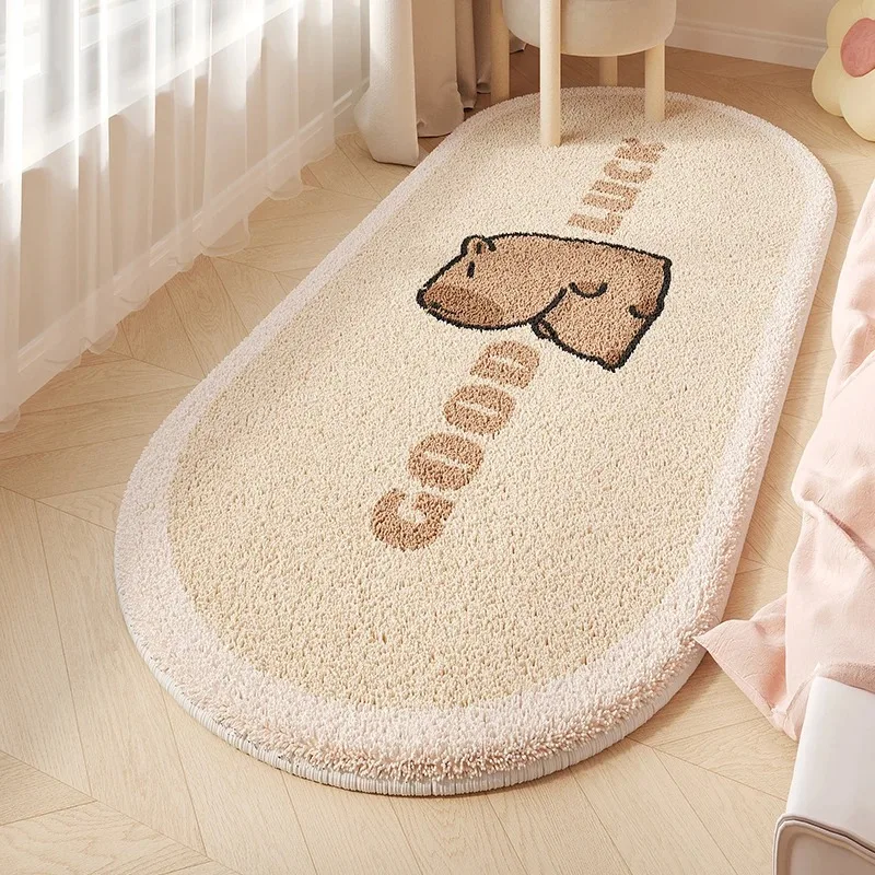 Милый мультяшный коврик с капибарой, мягкий пушистый прикроватный коврик для спальни, длинный ковер для девочек, домашний декор, Alfombra De Dormitorio
Милый мультяшный коврик с капибарой, мягкий пушистый прикроватный коврик для спальни, длинный ковер для девочек, домашний декор, Alfombra De Dormitorio